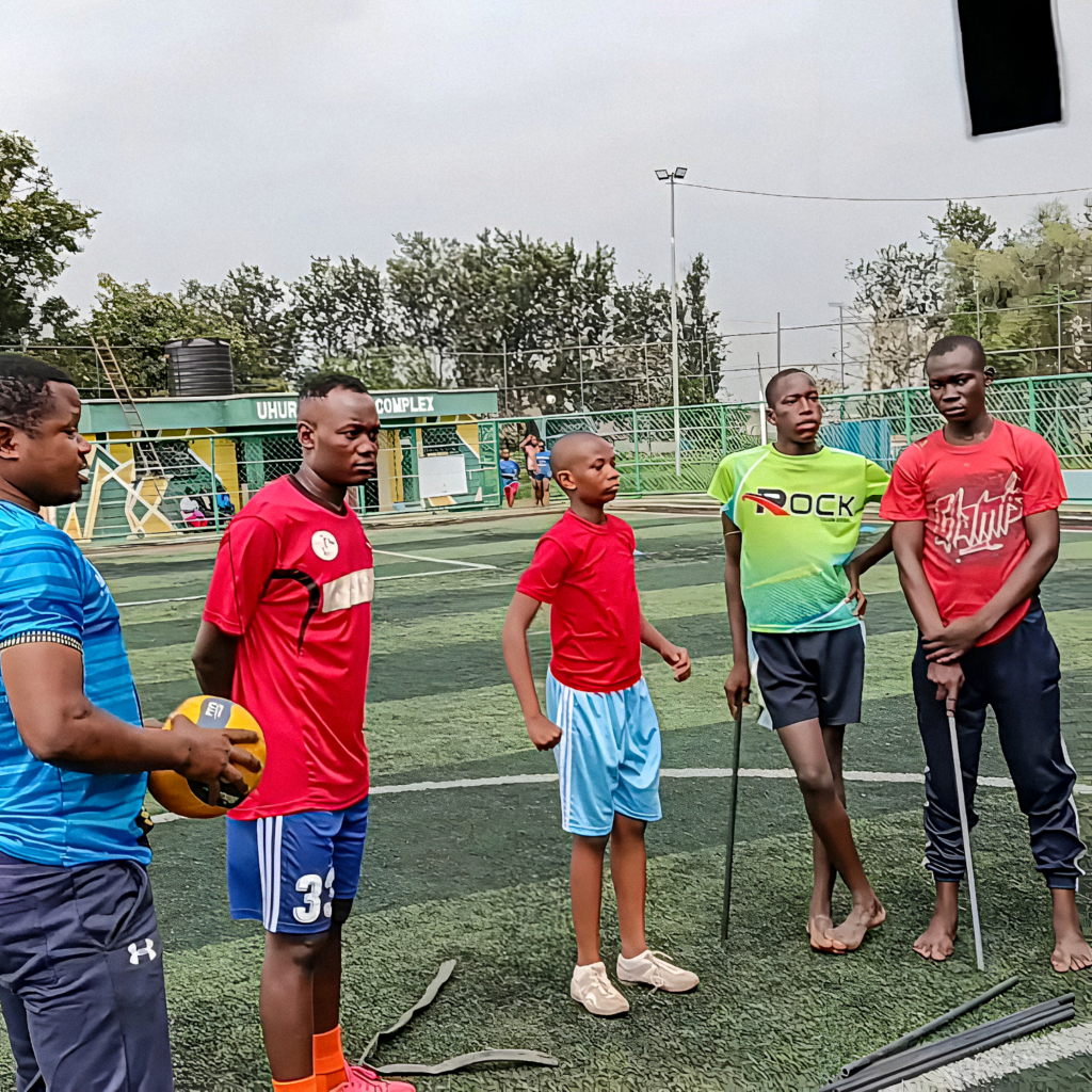 Kenian players standing on pitch

Copyright: Quadball Federation of Kenya